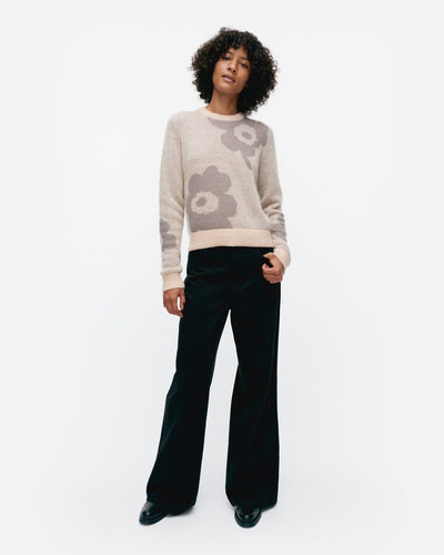 tunnelma unikko merino wool pullover