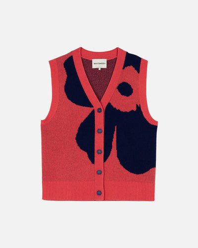 kioski jaava unikko knitted wool vest