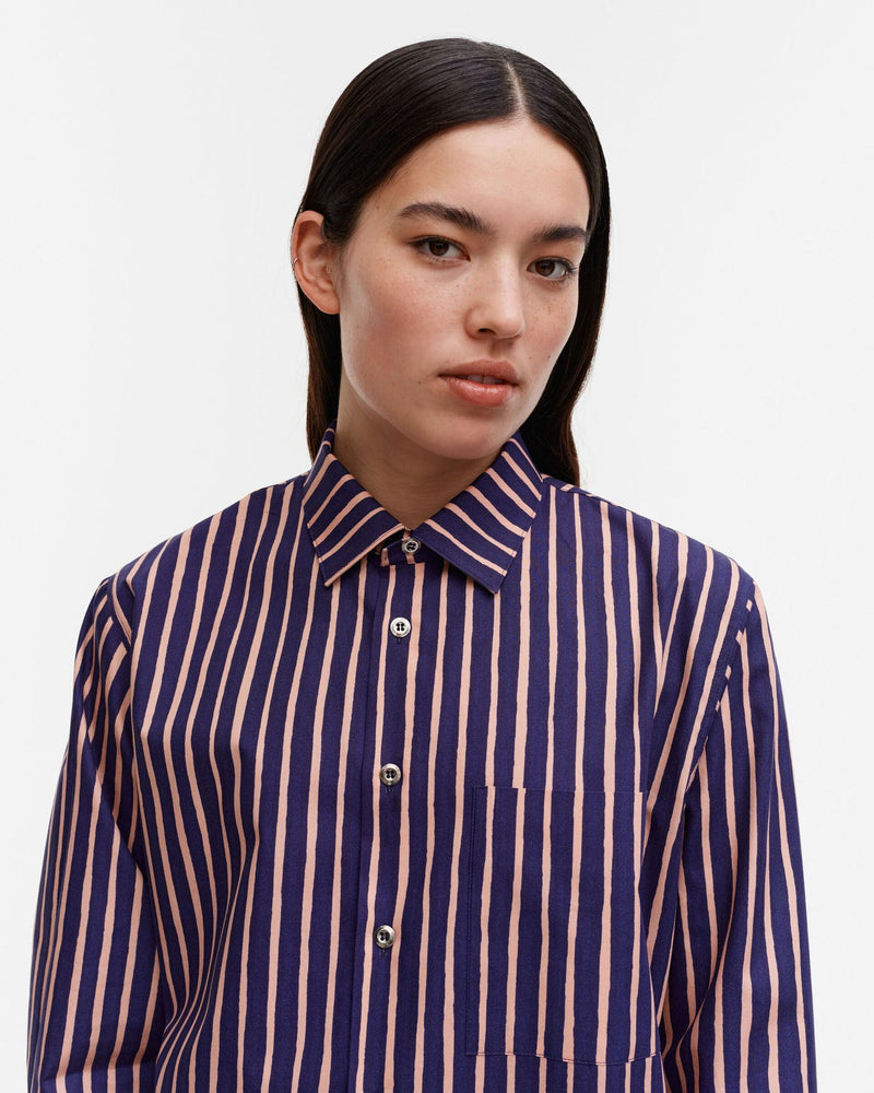 jokapoika blue and blush unisex - shirt