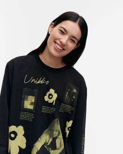 biitti unikko tribute - long sleeve shirt