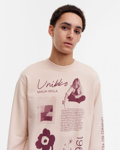 loisto unikko tribute placement- blush sweatshirt