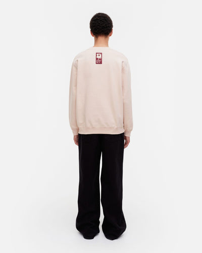 loisto unikko tribute placement- blush sweatshirt