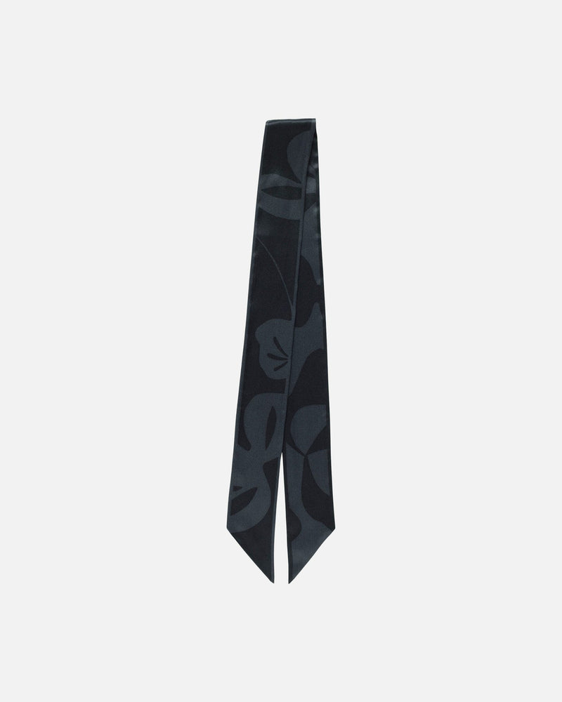 jåvva nokturno silk scarf - black