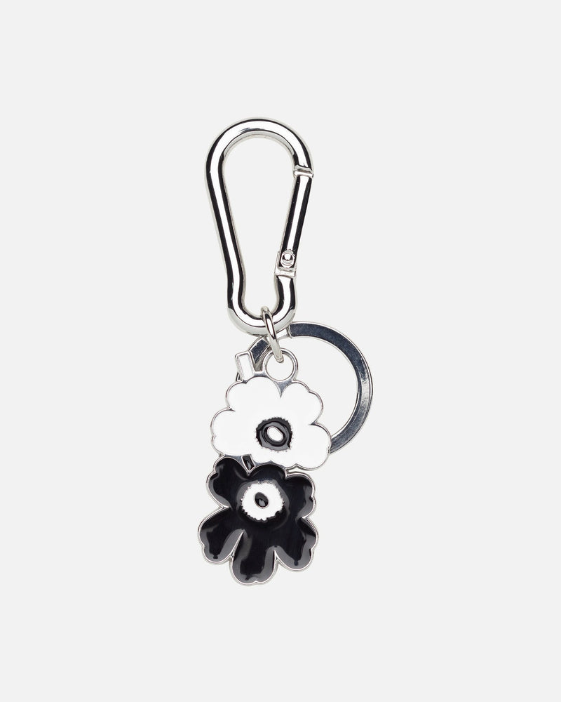 puhallus unikko - key chain - black and white