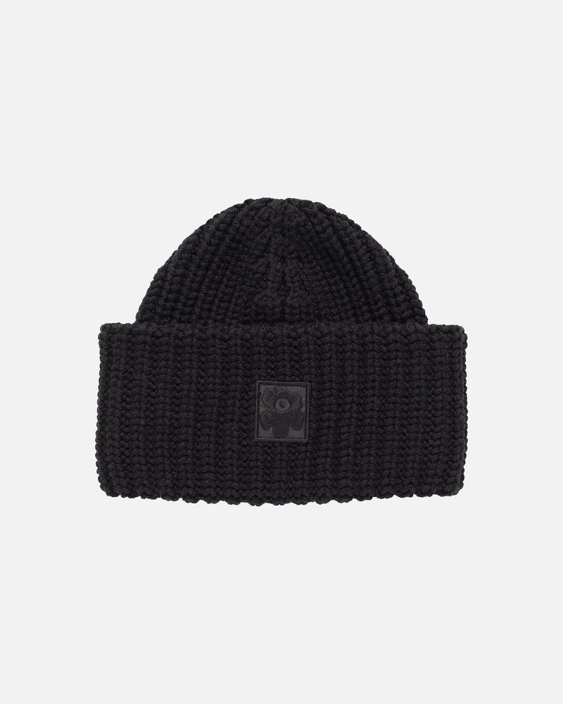 tilaisuus solid knitted toque - black