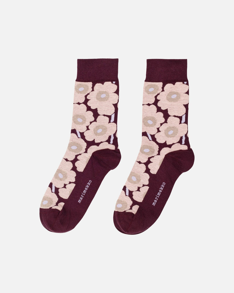 kirmailla piirto unikko socks - maroon