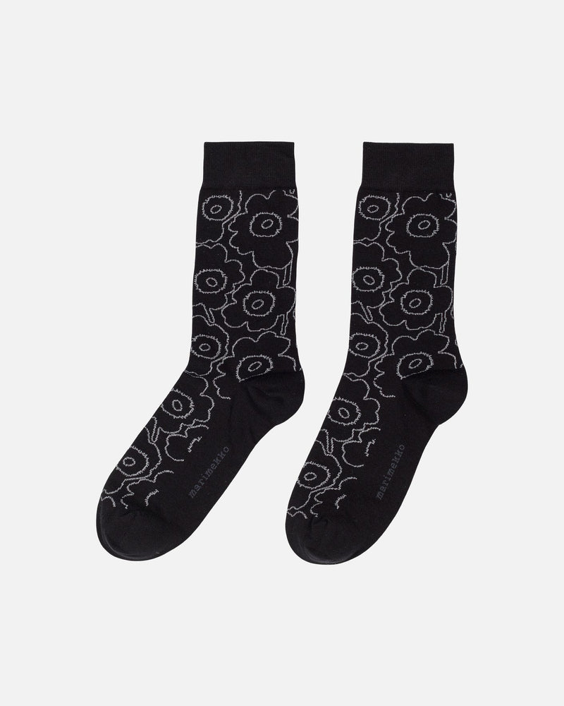 kirmailla piirto unikko socks - black