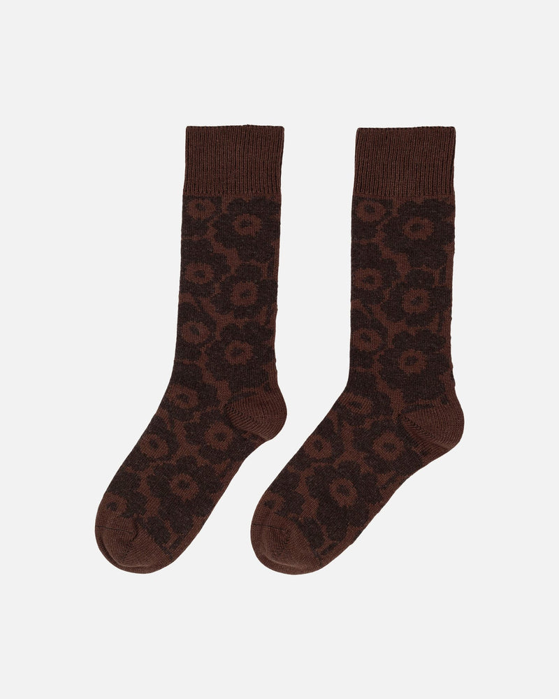 oras unikko wool socks - brown