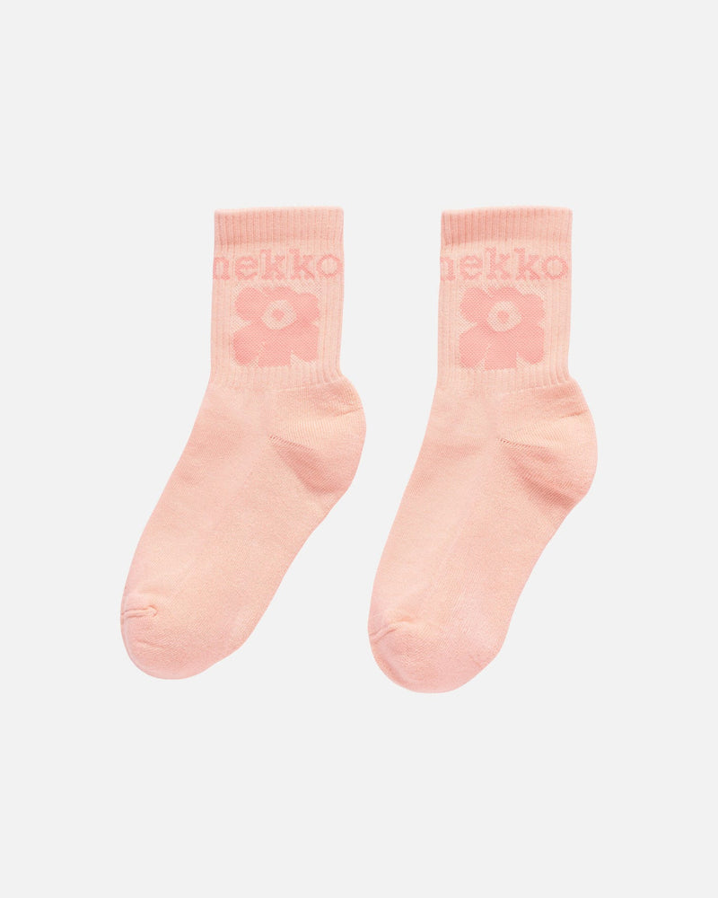 kioski puffi unikko socks - peach