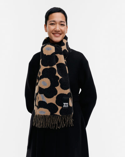 savut unikko scarf - brown/black