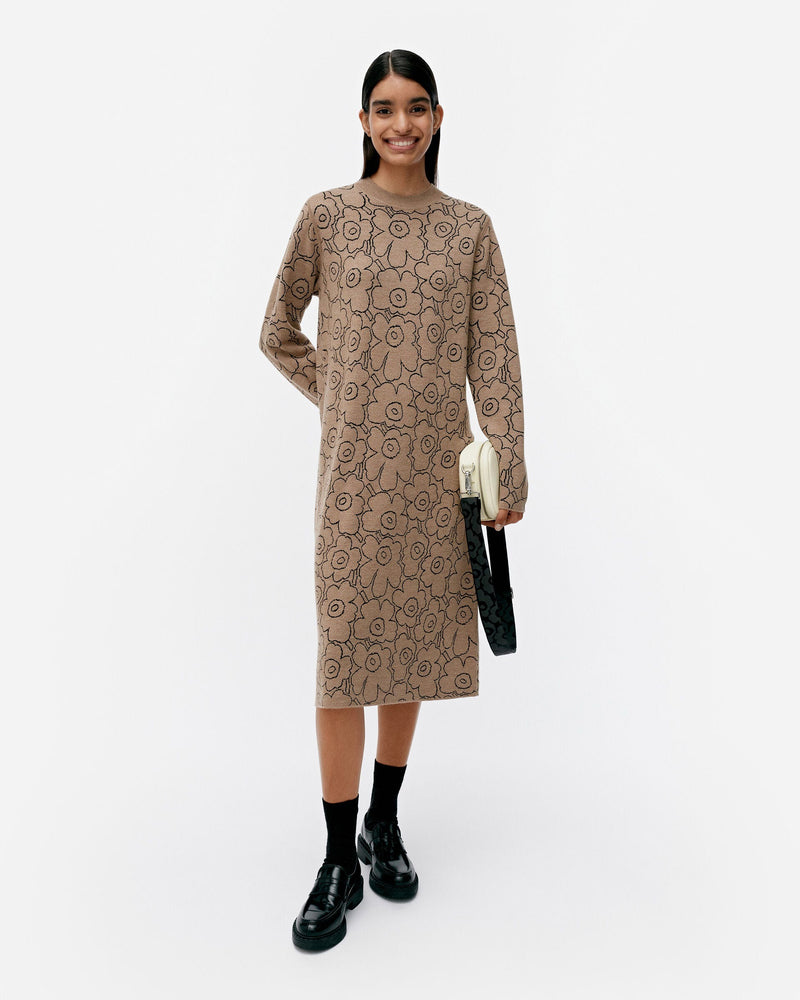 ennallaan piirto unikko knitted dress