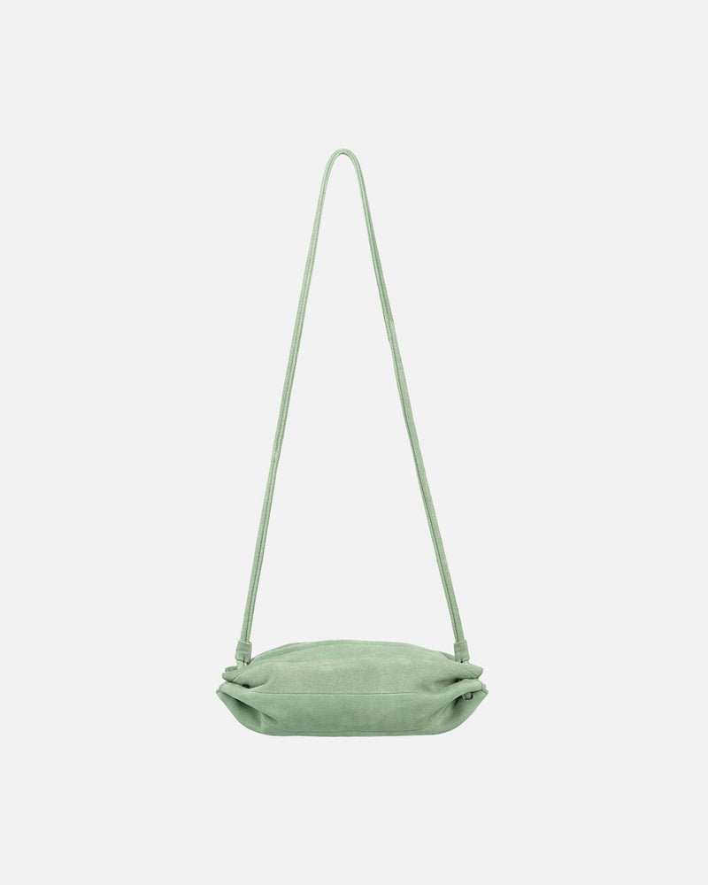 pikku karla suede leather bag - light sage