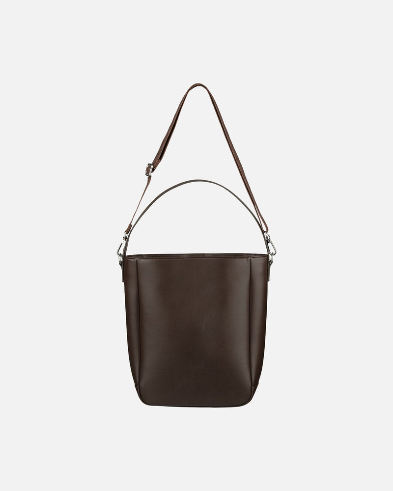 gratha tote shoulder bag - chocolate