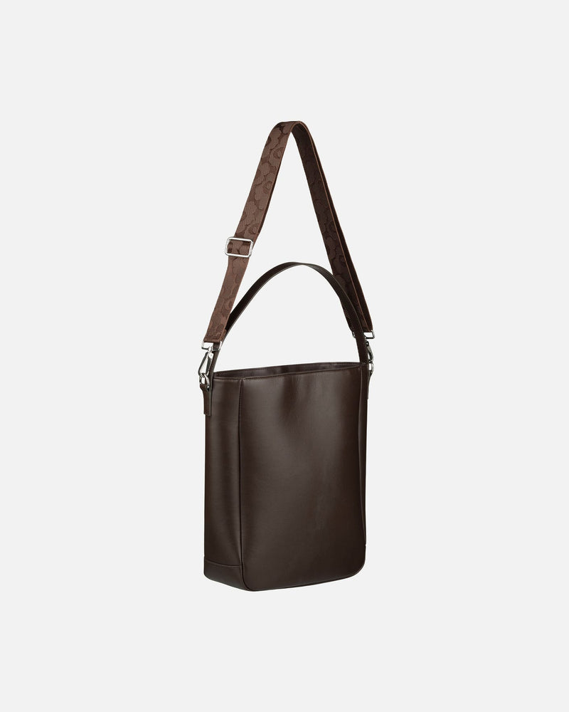 gratha tote shoulder bag - chocolate