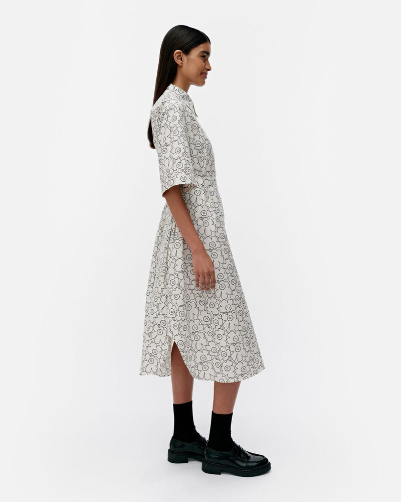 popliini piirto unikko dress