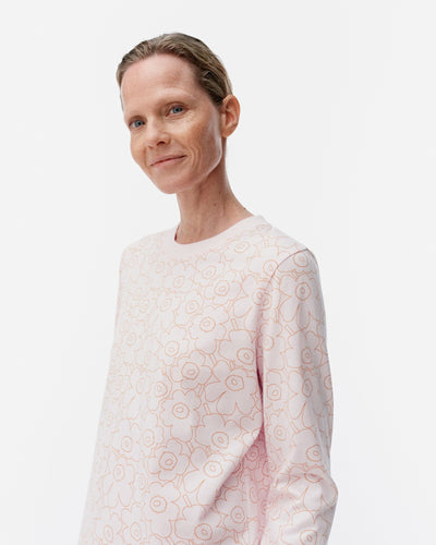 sekunti piirto unikko long-sleeve shirt - pink