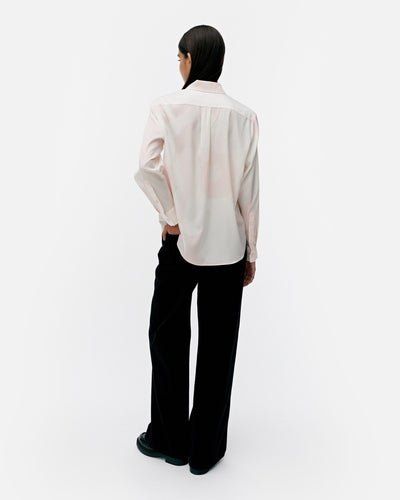 maija unikko silk blouse - light pink