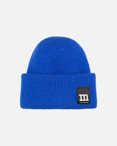 sumut solid knitted toque - blue