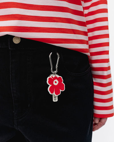 aallokas unikko key chain - red