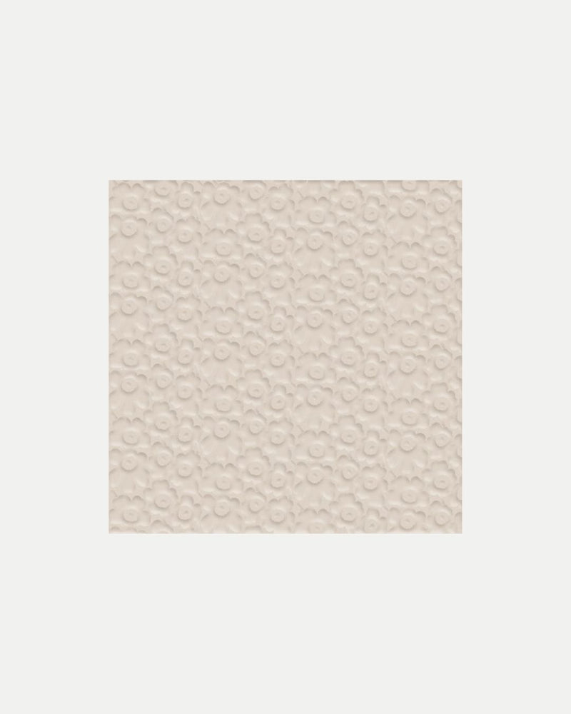 embossed unikko lunch paper napkins - sand