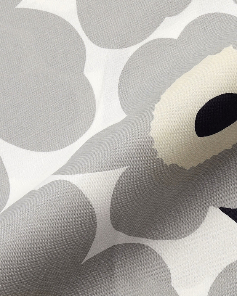 unikko cotton fabric - grey