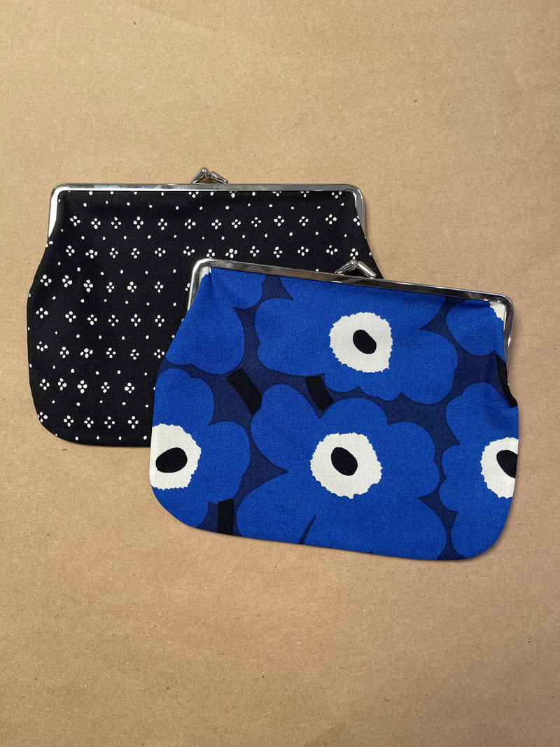 marimade double print puolikas kukkaro - large clip bag