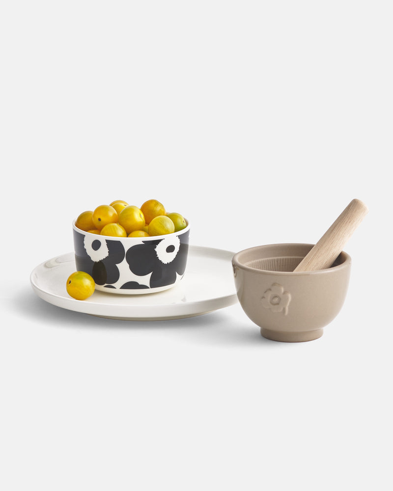 unikko bowl black 5 dl