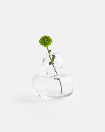 flower vase -clear