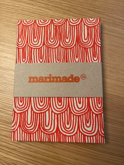 marimade fabric-covered sketchbook A5 - made of leftover fabrics