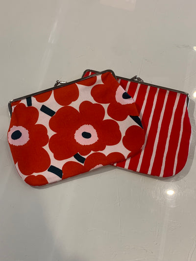 marimade double print puolikas kukkaro - large clip bag