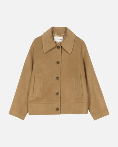 asetelma solid wool coat