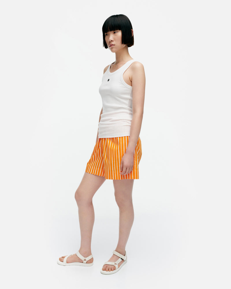 kedol unikko rib tank top - white (XL)