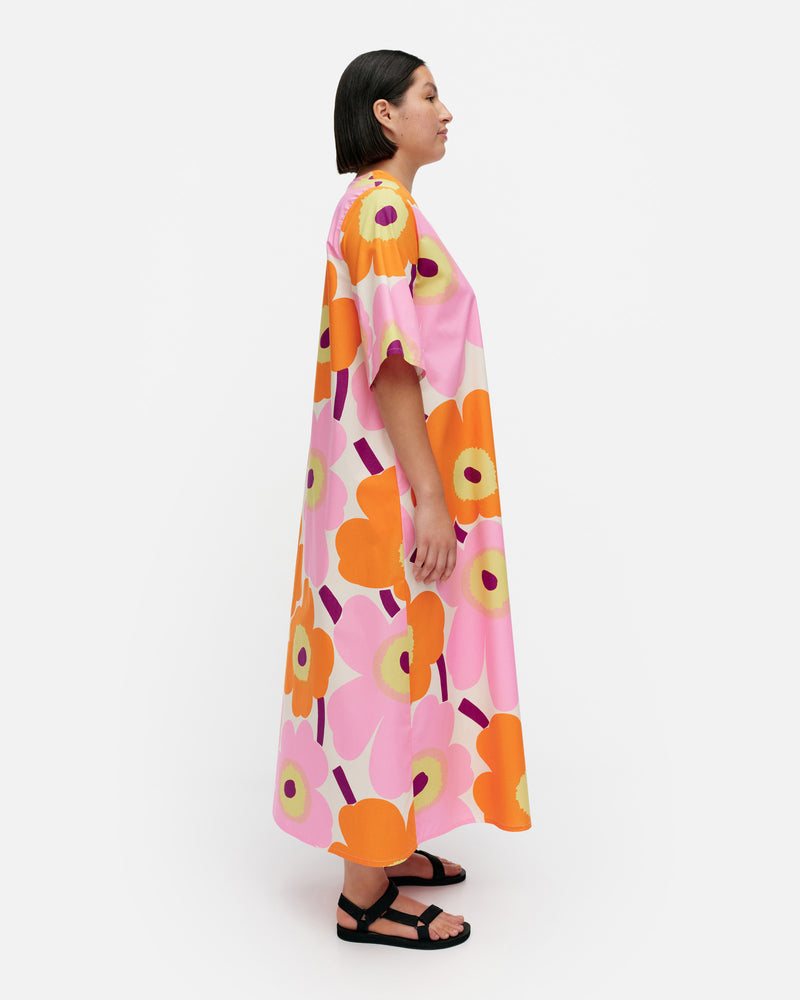 kellotus unikko cotton poplin dress