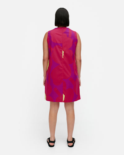 kestit unikko - cotton dress - fuchsia