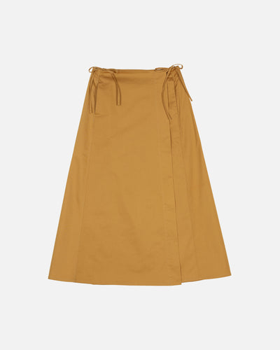 raate solid - cotton wrap skirt