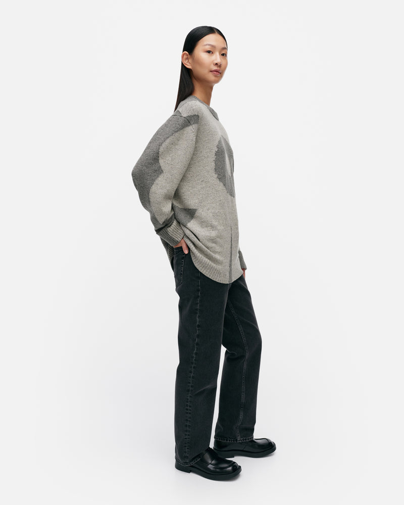 kioski neutra unikko knit jumper - grey