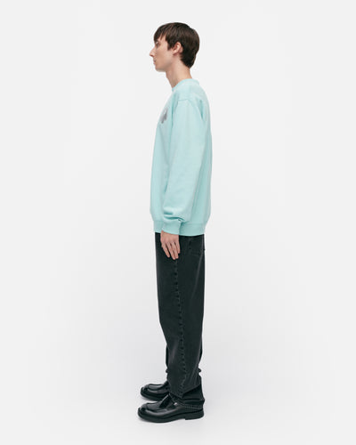 loisto unikko sweatshirt - turquoise