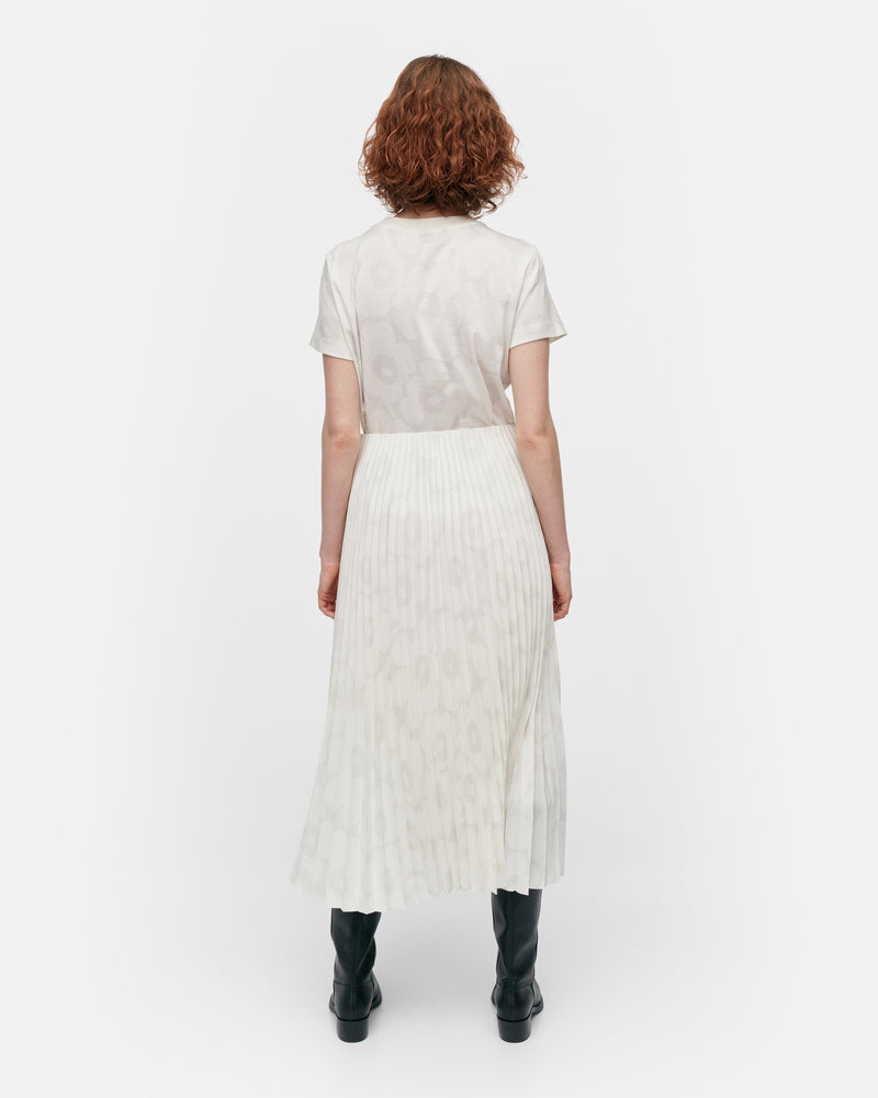 myy unikko pleated skirt - white