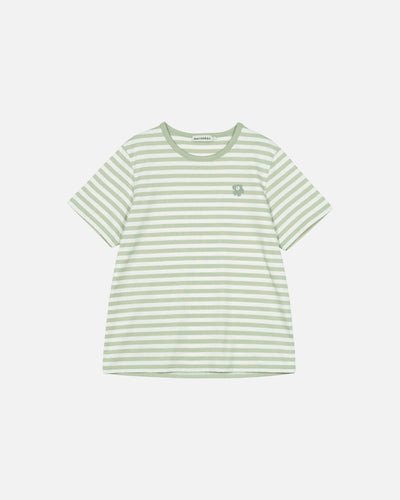 kioski tasaraita short sleeve t-shirt - grey-green