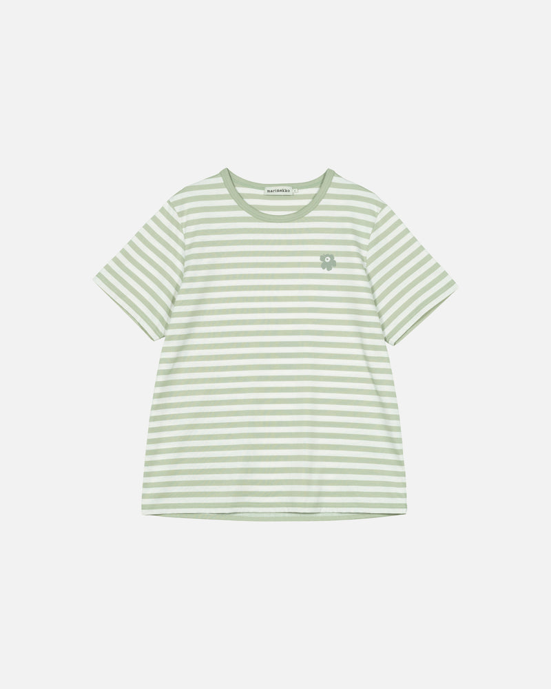 kioski tasaraita short sleeve t-shirt - grey-green