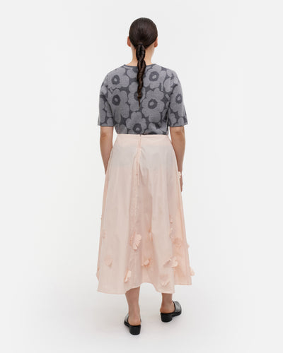 kumarrus 3D unikko skirt - blush