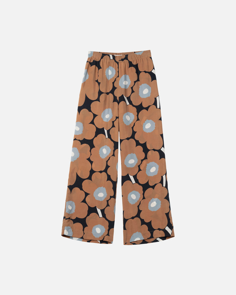 oanet unikko cupro trousers - brown