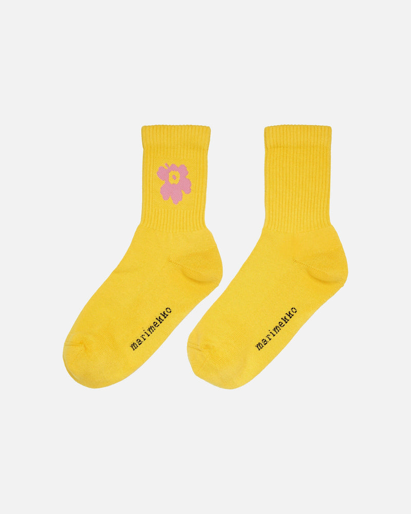 puikea multi unikko one yellow - short socks