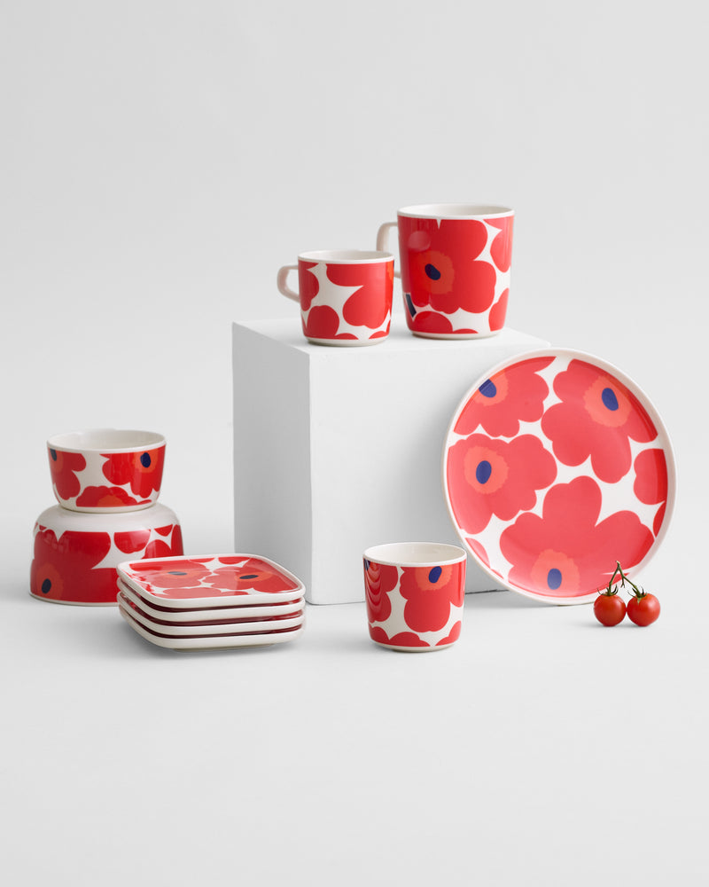 unikko coffee cup red 2 dl