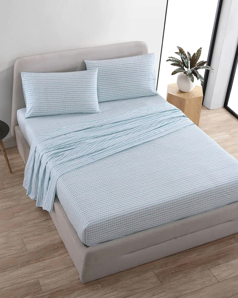 pikku rasymatto blue sheet set king